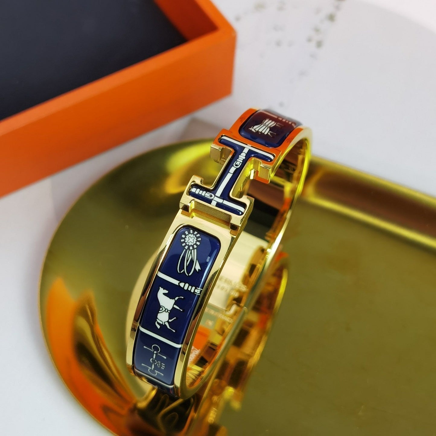 ¡®Lume Jewels¡¯H COUVERTURES DARK BLUE BRACELET