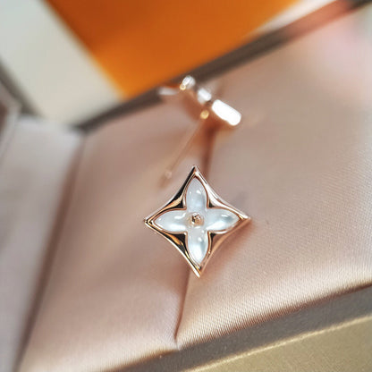 ¡®Lume Jewels¡¯STAR MOP PINK GOLD EARRINGS