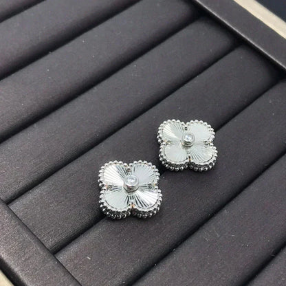 ¡®Lume Jewels¡¯CLOVER MINI 9.5MM LASER EARRINGS