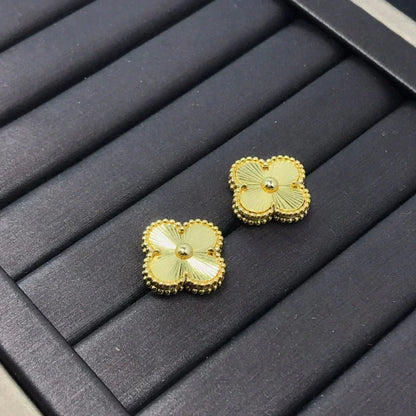 ¡®Lume Jewels¡¯CLOVER MINI 9.5MM LASER EARRINGS
