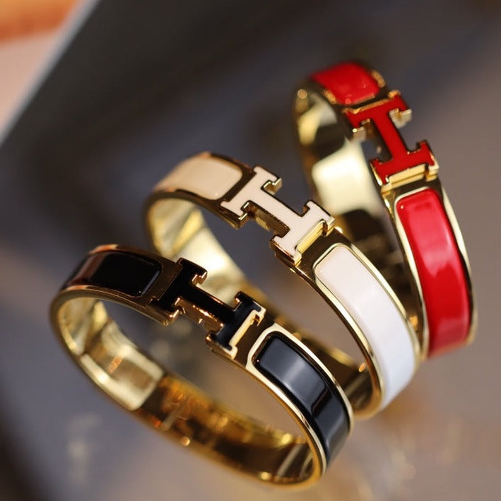¡®Lume Jewels¡¯H BRACELET 12MM GOLD