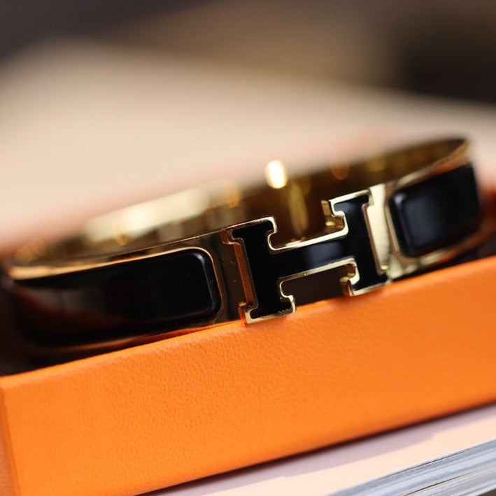 ¡®Lume Jewels¡¯H BRACELET 12MM GOLD