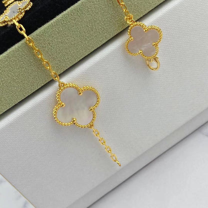 ¡®Lume Jewels¡¯MAGIC CLOVER MOP GOLD BRACELET 5 MOTIFS