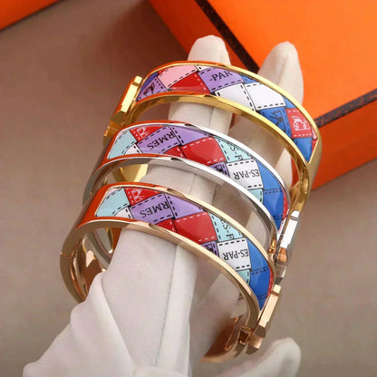 ¡®Lume Jewels¡¯H BRACELET DOTTED BORDER 12MM