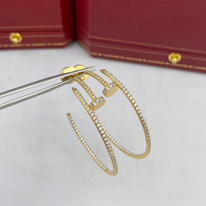 ¡®Lume Jewels¡¯JUSTE EARRINGS FULL DIAMONDS 1.8MM