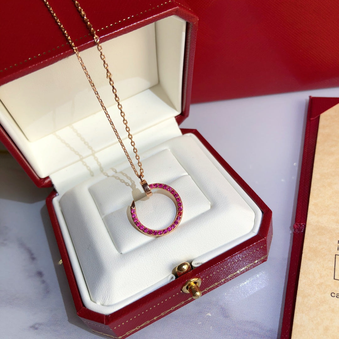 ¡®Lume Jewels¡¯JUSTE NECKLACE GOLD RED DIAMONDS