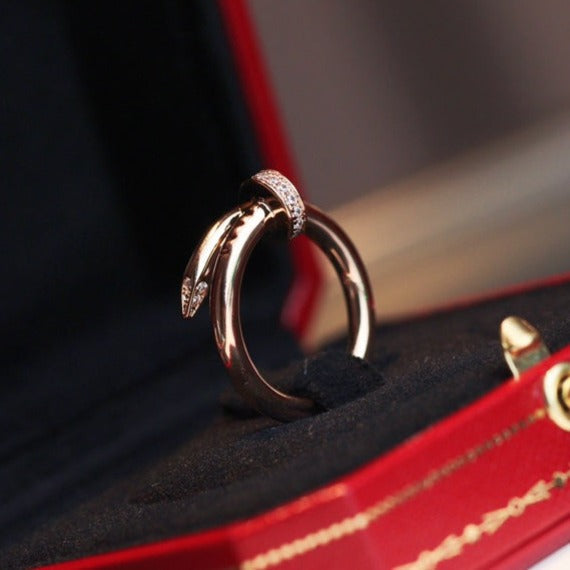 ¡®Lume Jewels¡¯JUSTE RING 2.65MM PINK GOLD DIAMOND
