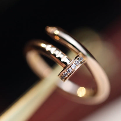 ¡®Lume Jewels¡¯JUSTE RING 2.65MM PINK GOLD DIAMOND