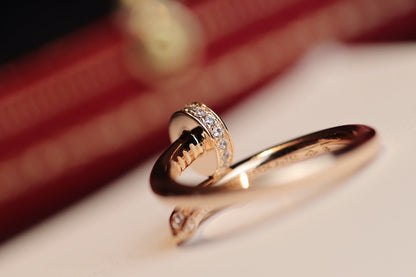 ¡®Lume Jewels¡¯JUSTE RING 2.65MM PINK GOLD DIAMOND
