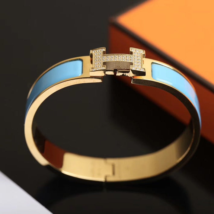 ¡®Lume Jewels¡¯H CLOUD BLUE BRACELET GOLD DIAMOND