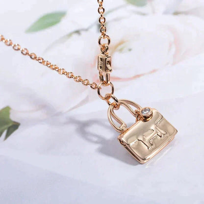 ¡®Lume Jewels¡¯AMULETTE PEDANT ROSE GOLD NECKLACE