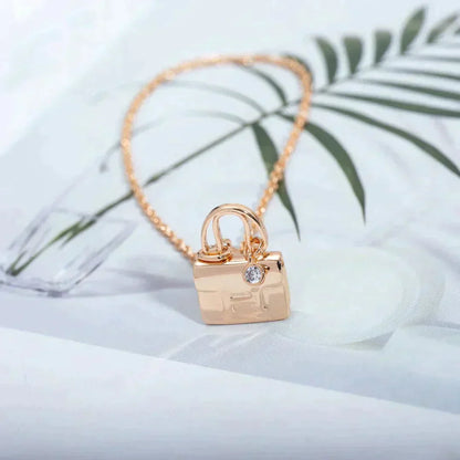 ¡®Lume Jewels¡¯AMULETTE PEDANT ROSE GOLD NECKLACE