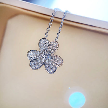 ¡®Lume Jewels¡¯CLOVER DIAMOND NECKLACE SILVER