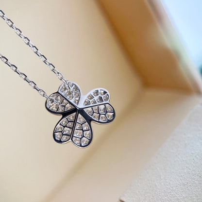 ¡®Lume Jewels¡¯CLOVER DIAMOND NECKLACE SILVER
