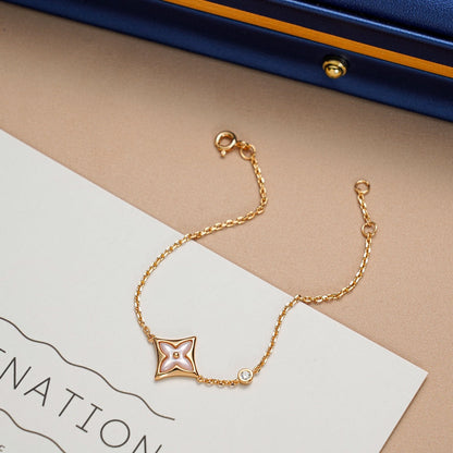 ¡®Lume Jewels¡¯STAR 1 DIAMOND PINK GOLD BRACELET