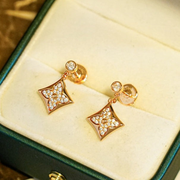 ¡®Lume Jewels¡¯STAR DIAMONDS EARRINGS GOLD