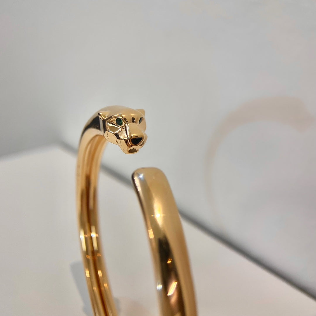 ¡®Lume Jewels¡¯PANTHERE GOLD OPEN BRACELET