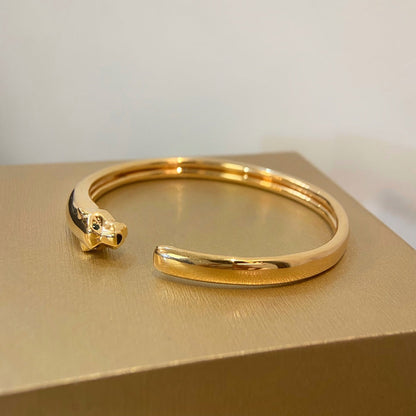 ¡®Lume Jewels¡¯PANTHERE GOLD OPEN BRACELET