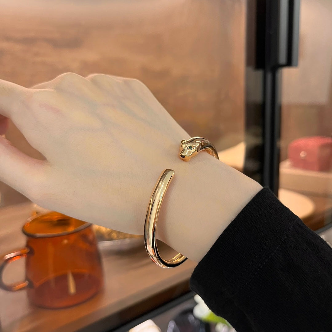 ¡®Lume Jewels¡¯PANTHERE GOLD OPEN BRACELET
