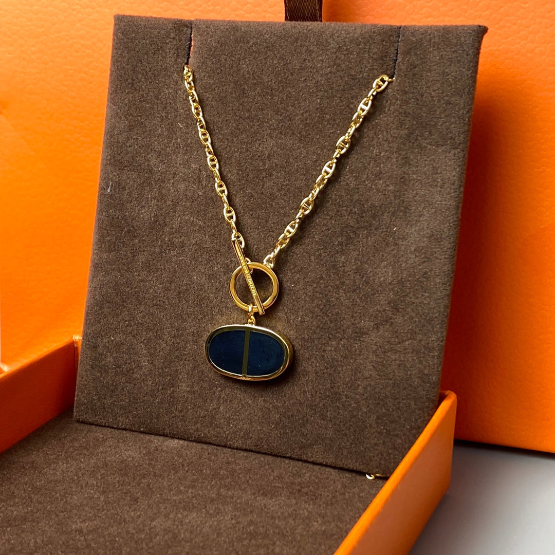 ¡®Lume Jewels¡¯CHAINE VERSO BLACK CERAMIC NECKLACE