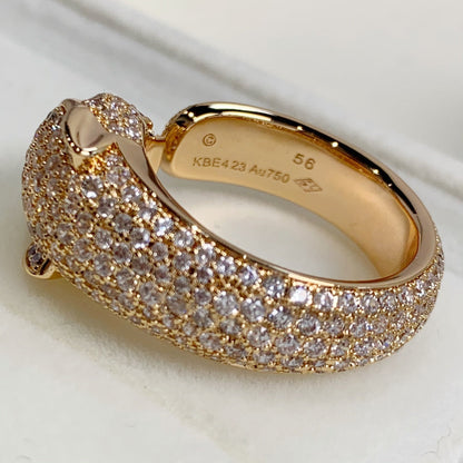 ¡®Lume Jewels¡¯PANTHERE PINK GOLD DIAMOND RING