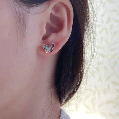 ¡®Lume Jewels¡¯BUTTERFLY DARK MOP  EARRINGS