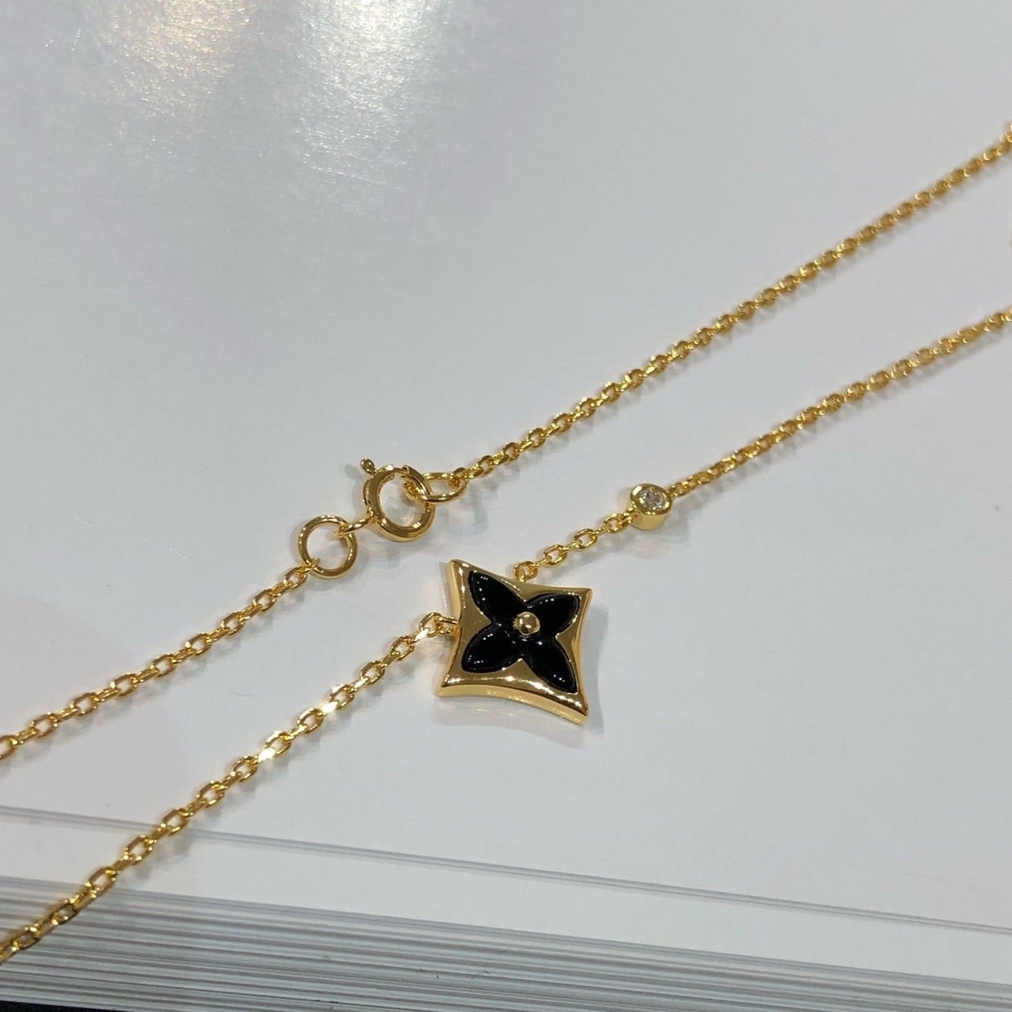 ¡®Lume Jewels¡¯STAR BLACK MOP NECKLACE
