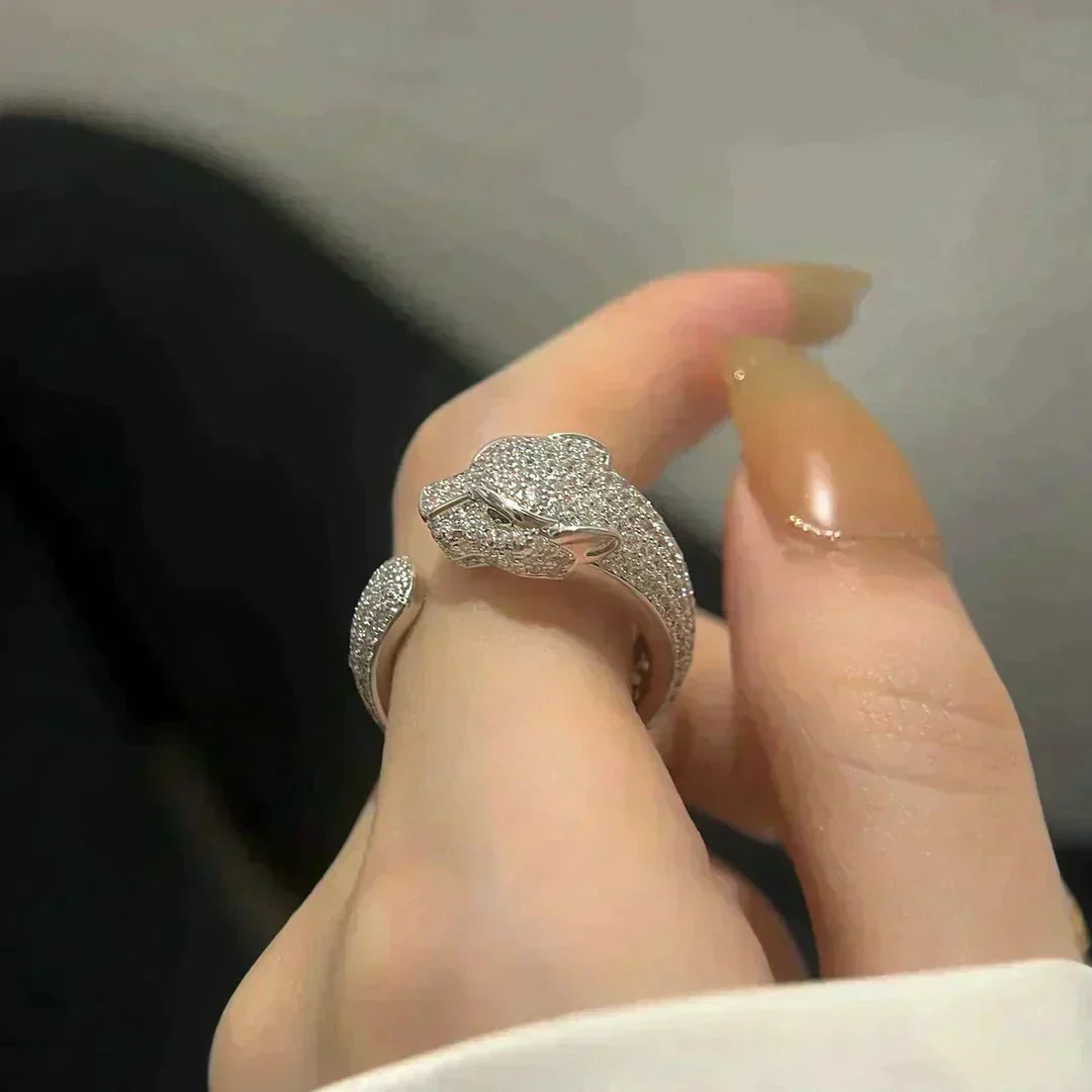 ¡®Lume Jewels¡¯PANTHERE 5.5MM ALL DIAMOND RING