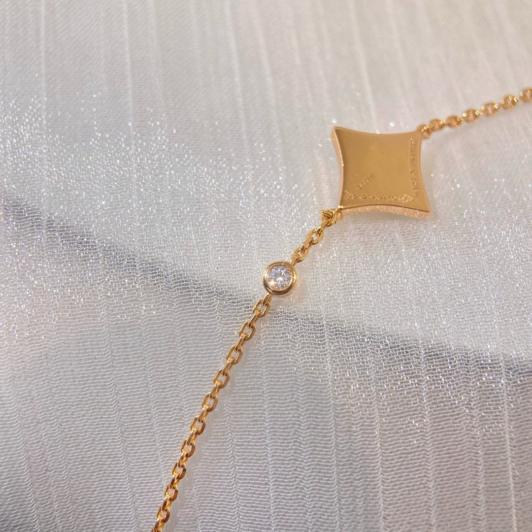 ¡®Lume Jewels¡¯COLOR STAR PINK GOLD DIAMOND BRACELET