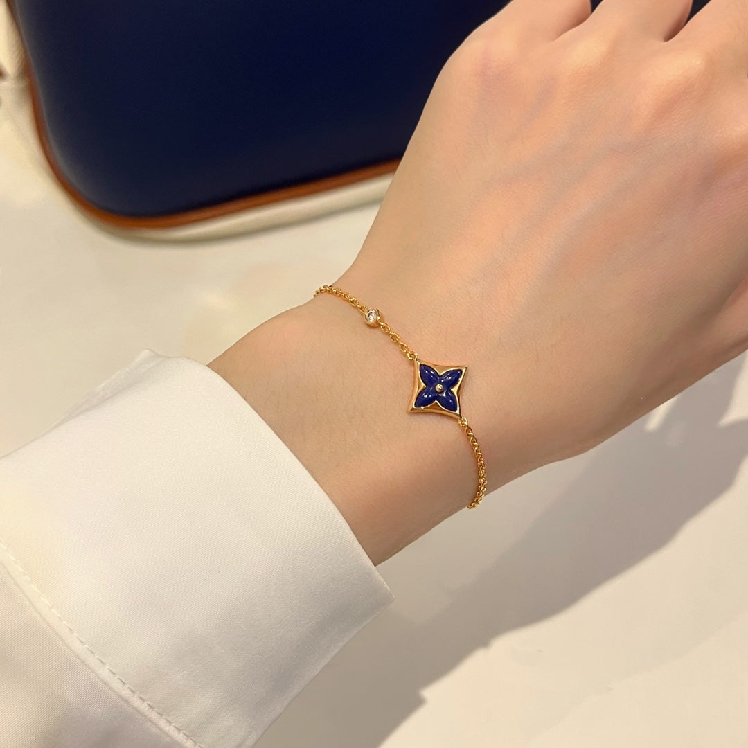 ¡®Lume Jewels¡¯COLOR STAR PINK GOLD DIAMOND BRACELET