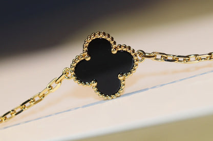 ¡®Lume Jewels¡¯CLOVER 20 MOTIFS ONYX ROSE GOLD