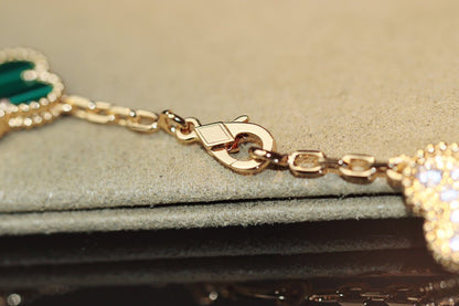 ¡®Lume Jewels¡¯CLOVER 20 MOTIFS ONYX ROSE GOLD