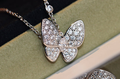 ¡®Lume Jewels¡¯BUTTERFLY DIAMOND NECKLACE