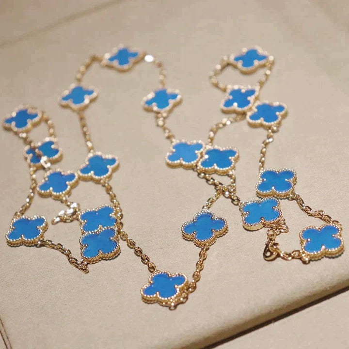 ¡®Lume Jewels¡¯CLOVER 20 MOTIFS TURQUOISE GOLD