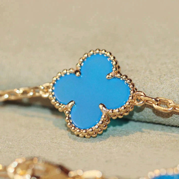 ¡®Lume Jewels¡¯CLOVER 20 MOTIFS TURQUOISE GOLD