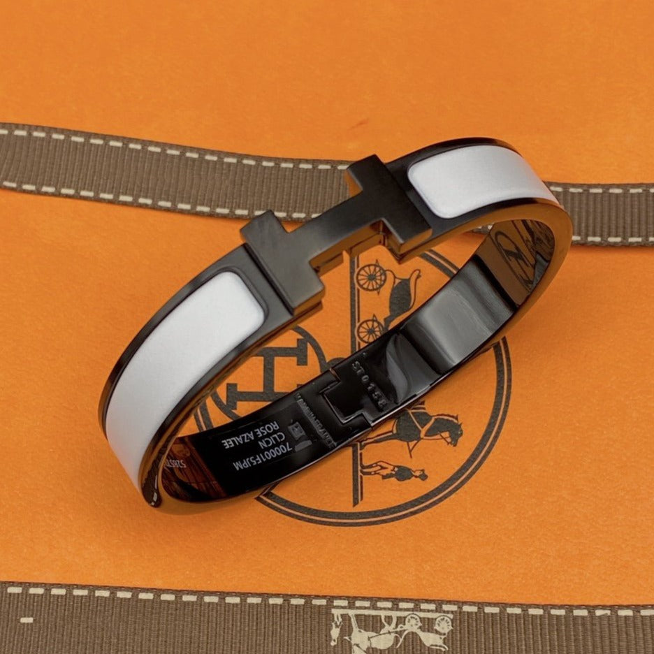 ¡®Lume Jewels¡¯H BRACELET 12MM BLACK WHITE CERAMIC