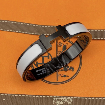 ¡®Lume Jewels¡¯H BRACELET 12MM BLACK WHITE CERAMIC