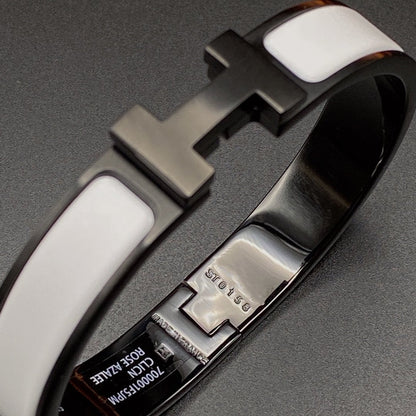 ¡®Lume Jewels¡¯H BRACELET 12MM BLACK WHITE CERAMIC