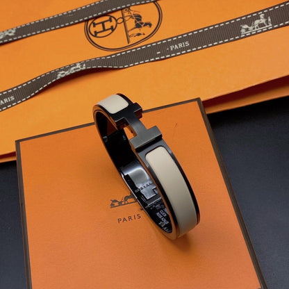 ¡®Lume Jewels¡¯H BRACELET 12MM BLACK BEIGE CERAMIC