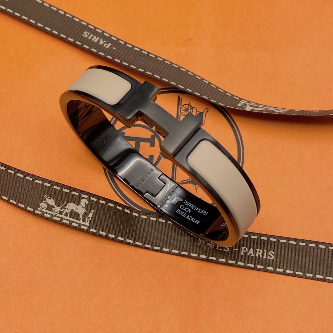¡®Lume Jewels¡¯H BRACELET 12MM BLACK BEIGE CERAMIC