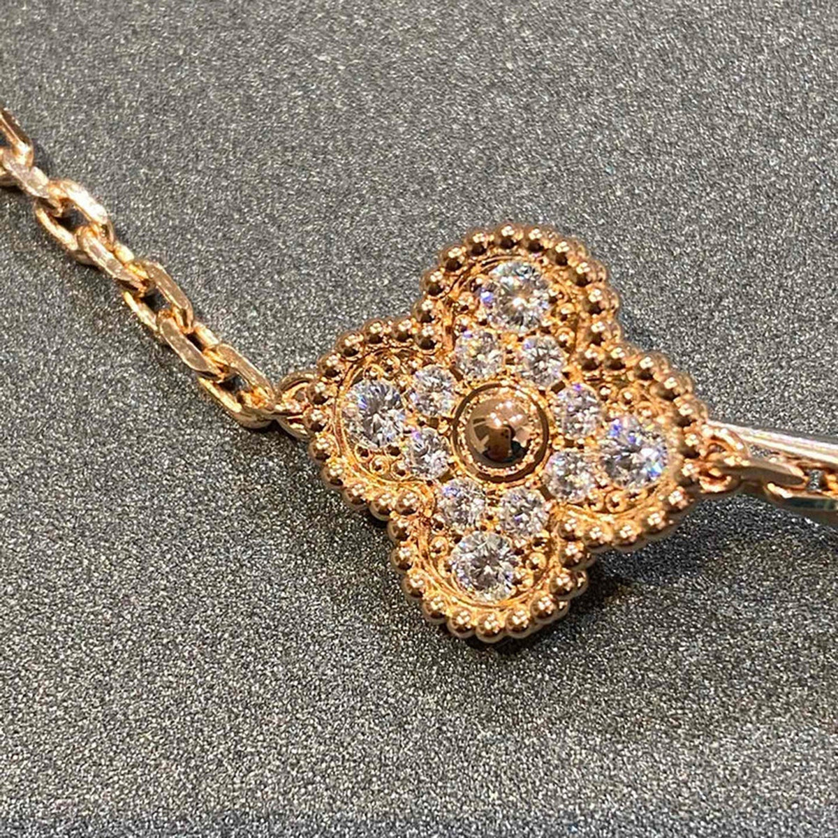 [Lume Jewels] New  CLOVER 5 MOTIF FULL DIAMOND BRACELET COLLECTION