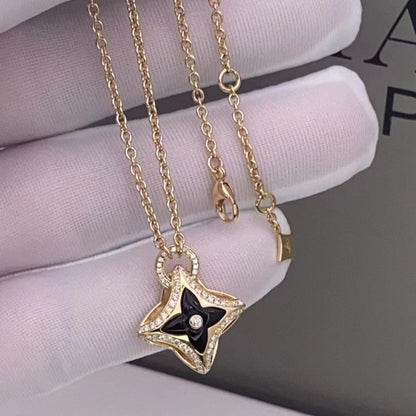 ¡®Lume Jewels¡¯STAR PEDANT PINK GOLD DIAMOND NECKLACE
