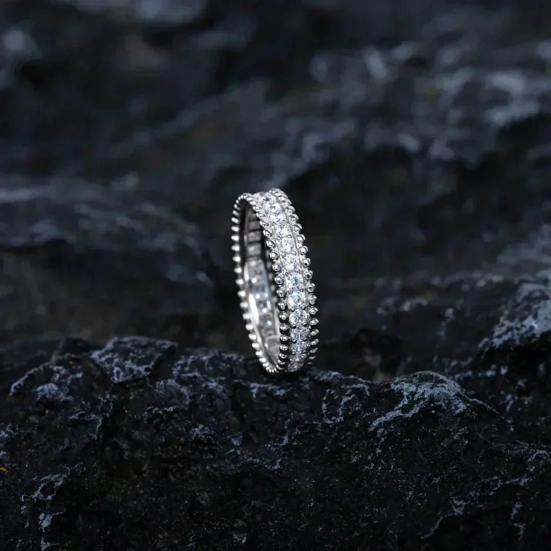 ¡®Lume Jewels¡¯PERLEE DIAMOND SILVER RING