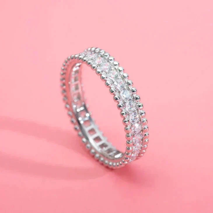 ¡®Lume Jewels¡¯PERLEE DIAMOND SILVER RING