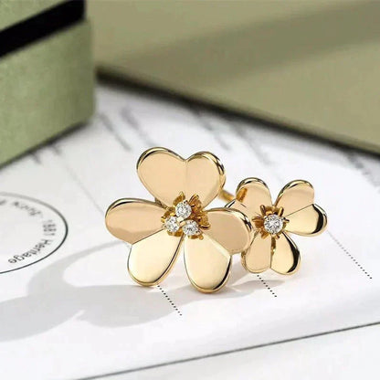 ¡®Lume Jewels¡¯CLOVER COMOS GOLD DIAMOND RING