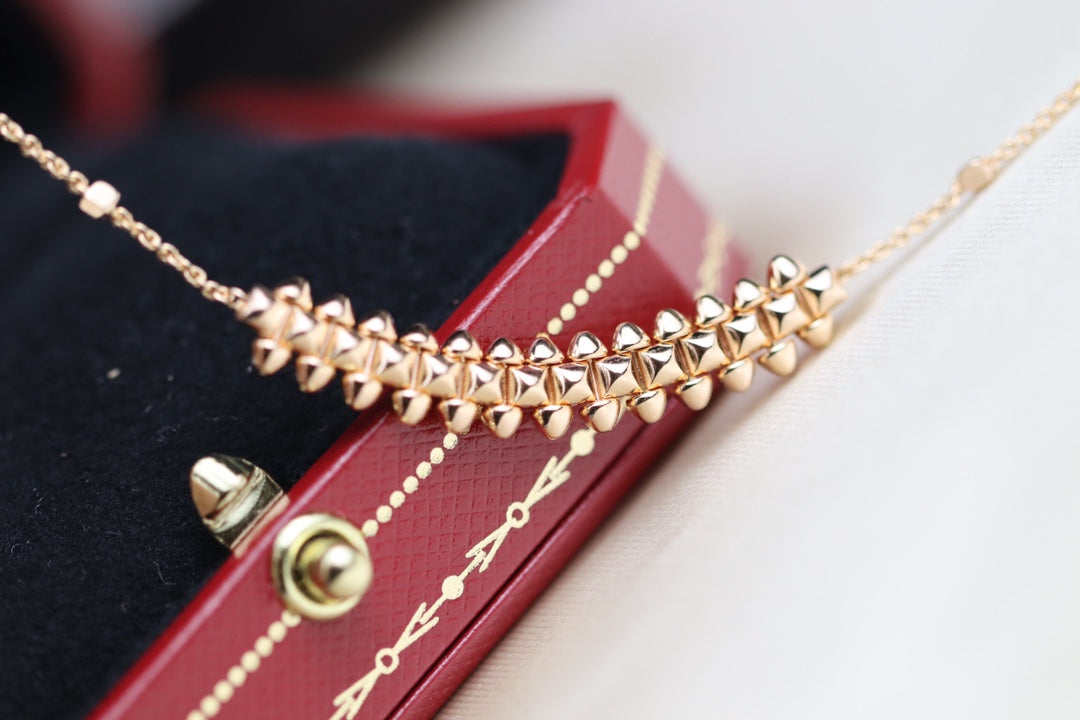 ¡®Lume Jewels¡¯CLASH PINK GOLD NECKLACE