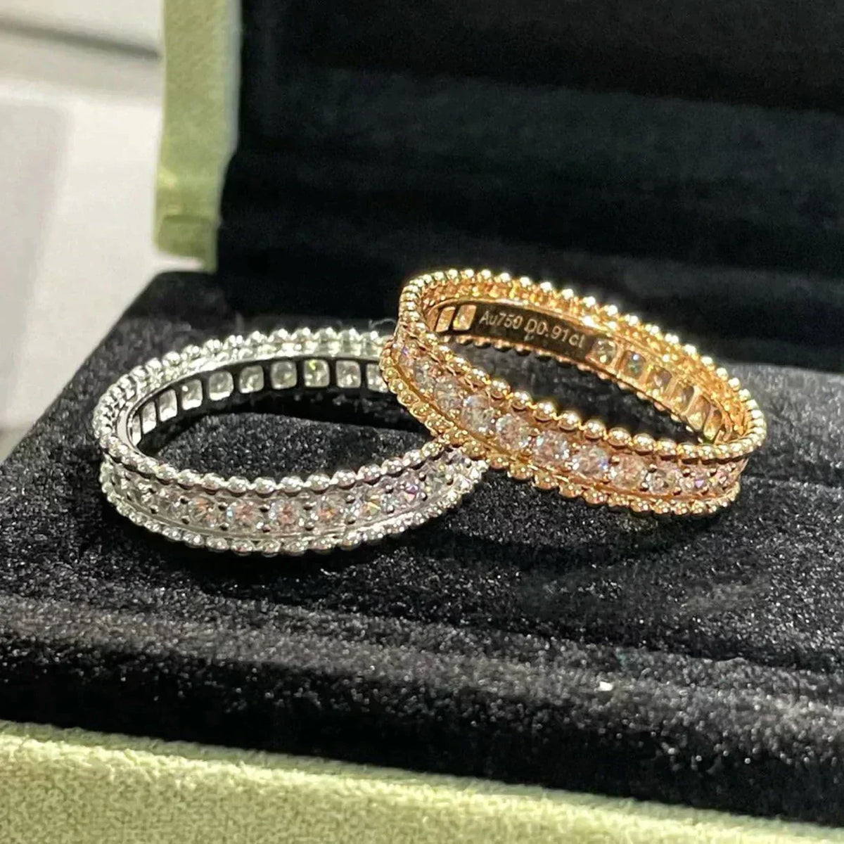 ¡®Lume Jewels¡¯PERLEE DIAMOND ROSE GOLD RING
