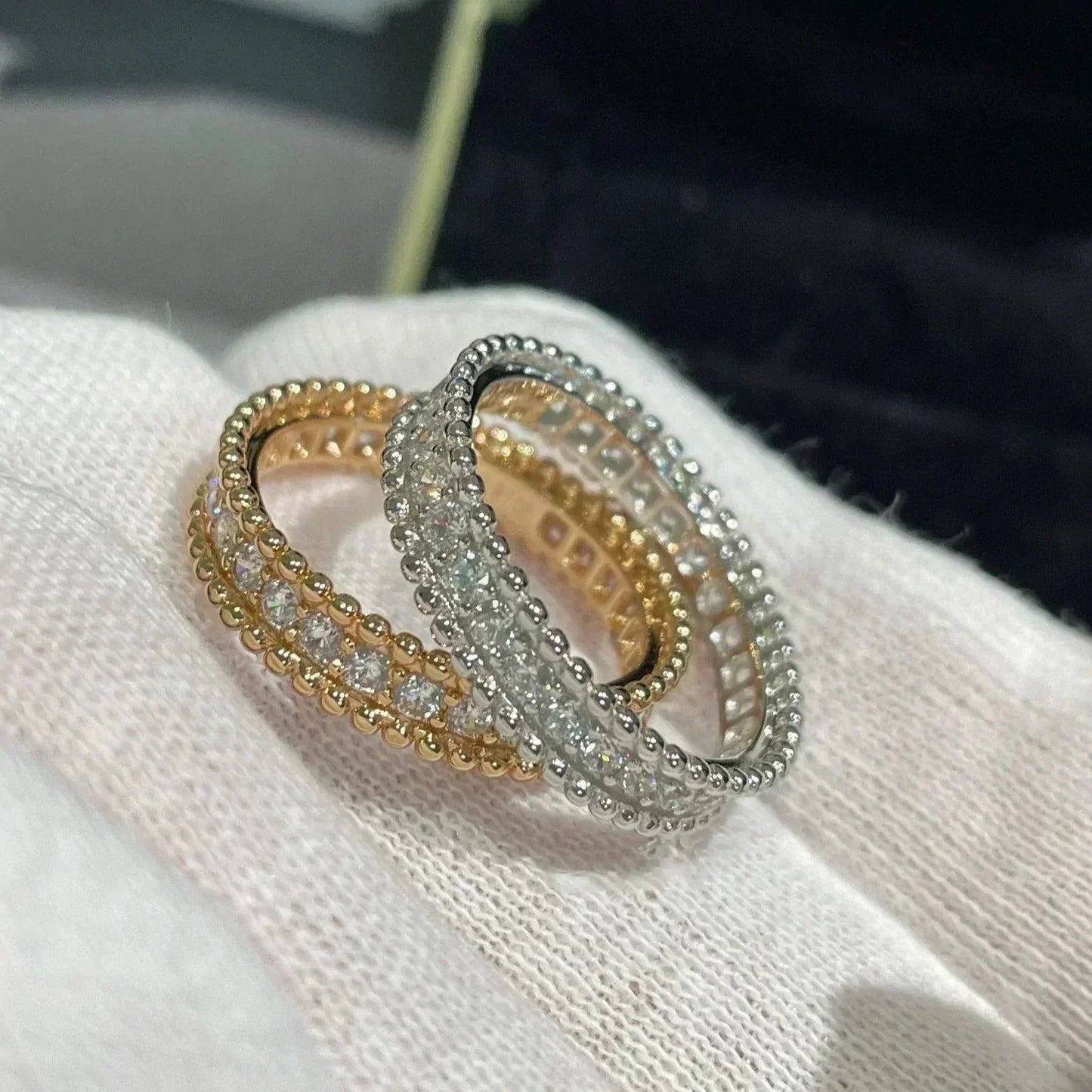 ¡®Lume Jewels¡¯PERLEE DIAMOND ROSE GOLD RING