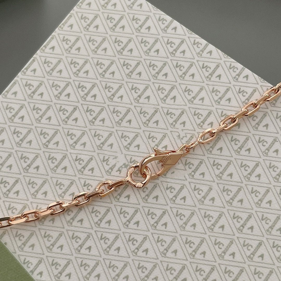 ¡®Lume Jewels¡¯LUCKY SPRING 15 MOTIFS ROSE GOLD NECKLACE