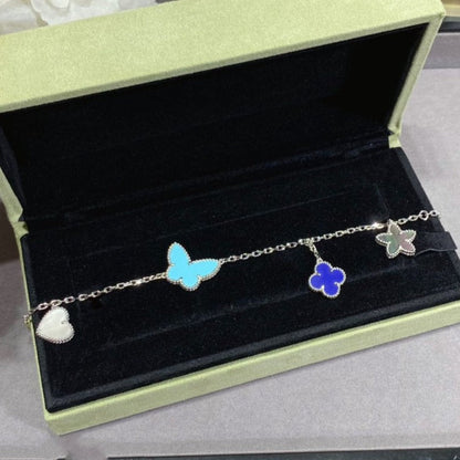 ¡®Lume Jewels¡¯LUCKY SPRING SILVER BRACELET 4 MOTIF